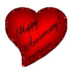 Click to get the codes for this image. Anniversary Heart Glitter Graphic, Happy Anniversary, Hearts Free Image, Glitter Graphic, Greeting or Meme for Facebook, Twitter or any blog.