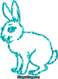 Click to get the codes for this image. Aqua Glitter Bunny Graphic, Animals, Animals  Bunnies  Rabbits Free Image, Glitter Graphic, Greeting or Meme for Facebook, Twitter or any forum or blog.