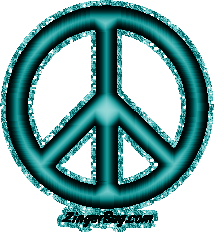 Click to get the codes for this image. Aqua Peace Sign Glitter Graphic, Peace, Peace Signs Free Image, Glitter Graphic, Greeting or Meme for any forum, website or blog.