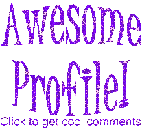 Click to get the codes for this image. Awesome Profile Glitter Text Graphic, Cool Page Free Image, Glitter Graphic, Greeting or Meme for any forum, website or blog.