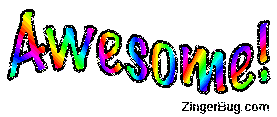 Click to get the codes for this image. Awesome Rainbow Wiggle Glitter Text Graphic, Awesome Free Image, Glitter Graphic, Greeting or Meme for Facebook, Twitter or any forum or blog.