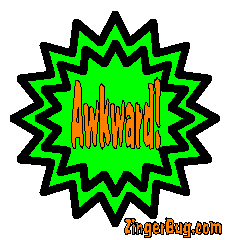 Click to get the codes for this image. Awkward Starburst Blink Graphic, Awkward Free Image, Glitter Graphic, Greeting or Meme for Facebook, Twitter or any forum or blog.