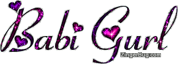 Click to get the codes for this image. Babi Gurl Black Glitter Text With Hearts, Baby Gurl, Girly Stuff Free Image, Glitter Graphic, Greeting or Meme for Facebook, Twitter or any forum or blog.