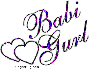 Click to get the codes for this image. Babi Gurl Pink And Blue Glitter Text With Linked Hearts, Baby Gurl, Girly Stuff Free Image, Glitter Graphic, Greeting or Meme for Facebook, Twitter or any forum or blog.