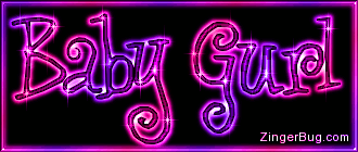 Click to get the codes for this image. Baby Gurl Pink And Purple Glow Text, Baby Gurl, Girly Stuff Free Image, Glitter Graphic, Greeting or Meme for Facebook, Twitter or any forum or blog.