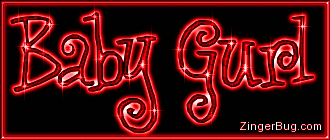 Click to get the codes for this image. Baby Gurl Red Glow Text, Baby Gurl, Girly Stuff Free Image, Glitter Graphic, Greeting or Meme for Facebook, Twitter or any forum or blog.