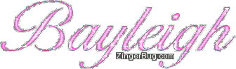 Click to get the codes for this image. Bayleigh Pink Glitter Name, Girl Names Free Image Glitter Graphic for Facebook, Twitter or any blog.