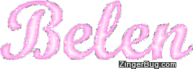Click to get the codes for this image. Belen Pink Glitter Name, Girl Names Free Image Glitter Graphic for Facebook, Twitter or any blog.