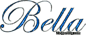 Click to get the codes for this image. Bella Blue Glitter Name, Girl Names Free Image Glitter Graphic for Facebook, Twitter or any blog.