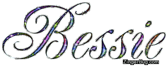 Click to get the codes for this image. Bessie Multi Colored Glitter Name, Girl Names Free Image Glitter Graphic for Facebook, Twitter or any blog.