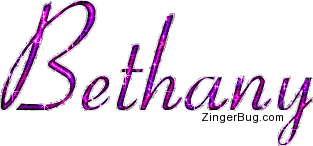 Click to get the codes for this image. Bethany Pink Glitter Name Text, Girl Names Free Image Glitter Graphic for Facebook, Twitter or any blog.