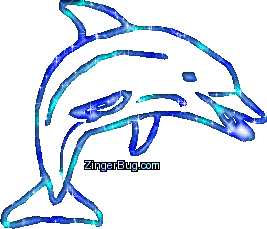 Click to get the codes for this image. Dolphin Deep Blue Glitter Graphic, Animals, Animals  Fish Dolphins Whales Free Image, Glitter Graphic, Greeting or Meme for Facebook, Twitter or any forum or blog.