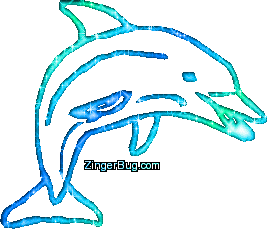 Click to get the codes for this image. Dolphin Ocean Glitter Graphic, Animals, Animals  Fish Dolphins Whales Free Image, Glitter Graphic, Greeting or Meme for Facebook, Twitter or any forum or blog.