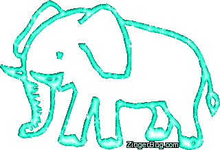 Click to get the codes for this image. Elephant Aqua Glitter Graphic, Animals, Animal Free Image, Glitter Graphic, Greeting or Meme for Facebook, Twitter or any forum or blog.