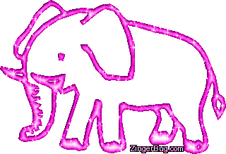 Click to get the codes for this image. Elephant Pink Glitter Graphic, Animals, Animal Free Image, Glitter Graphic, Greeting or Meme for Facebook, Twitter or any forum or blog.
