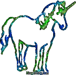 Click to get the codes for this image. Unicorn Caribbean Glitter Graphic, Animals, Animals  Horses  Hooved Creatures Free Image, Glitter Graphic, Greeting or Meme for Facebook, Twitter or any forum or blog.