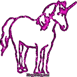 Click to get the codes for this image. Unicorn Pink Glitter Graphic, Animals, Animals  Horses  Hooved Creatures Free Image, Glitter Graphic, Greeting or Meme for Facebook, Twitter or any forum or blog.