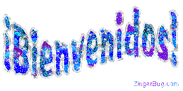 Click to get the codes for this image. Bienvenidos Glitter Text Graphic, Spanish, Welcome Free Image, Glitter Graphic, Greeting or Meme for Facebook, Twitter or any blog.