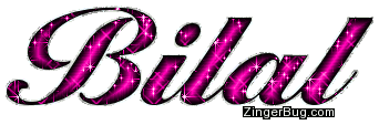 Click to get the codes for this image. Bilal Pink Glitter Name, Guy Names Free Image Glitter Graphic for Facebook, Twitter or any blog.