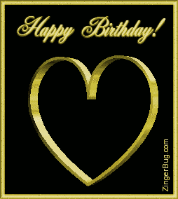 Click to get the codes for this image. Birthday 3d Heart Gold, Birthday Hearts, 3D Birthday Graphics, Hearts, Happy Birthday Free Image, Glitter Graphic, Greeting or Meme for Facebook, Twitter or any forum or blog.