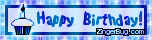 Click to get the codes for this image. Birthday Blue Cupcake Blinkie, Birthday Cakes, Birthday Blinkies, Happy Birthday Free Image, Glitter Graphic, Greeting or Meme for Facebook, Twitter or any forum or blog.