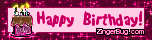 Click to get the codes for this image. Happy Birthday Chocolate Cake Blinkie, Birthday Cakes, Birthday Blinkies, Happy Birthday Free Image, Glitter Graphic, Greeting or Meme for Facebook, Twitter or any forum or blog.