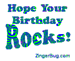 Click to get the codes for this image. Hope Your Birthday Rocks Wagging Glitter Text, Birthday Glitter Text, Hope Your Birthday Rocks, Happy Birthday Free Image, Glitter Graphic, Greeting or Meme for Facebook, Twitter or any forum or blog.