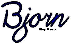 Click to get the codes for this image. Bjorn Blue Glitter Name, Guy Names Free Image Glitter Graphic for Facebook, Twitter or any blog.