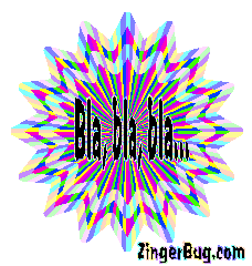 Click to get the codes for this image. Bla Bla Bla Starburst Graphic, Bla Bla Bla Free Image, Glitter Graphic, Greeting or Meme for Facebook, Twitter or any forum or blog.