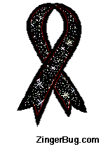 Click to get the codes for this image. Black Ribbon Glitter Graphic, Support Ribbons, Support Ribbons Free Image, Glitter Graphic, Greeting or Meme for any Facebook, Twitter or any blog.