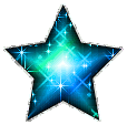 Click to get the codes for this image. Blue Green Glitter Star With Silver Border, Stars Free Image, Glitter Graphic, Greeting or Meme.