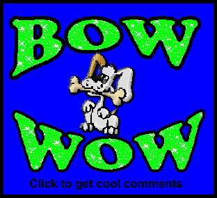 Click to get the codes for this image. Bow Wow Glitter Graphic, Animals  Dogs Free Image, Glitter Graphic, Greeting or Meme for Facebook, Twitter or any forum or blog.
