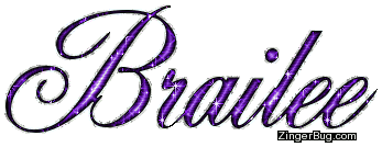 Click to get the codes for this image. Brailee Purple Glitter Name, Girl Names Free Image Glitter Graphic for Facebook, Twitter or any blog.