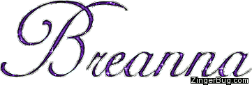 Click to get the codes for this image. Breanna Purple Glitter Name, Girl Names Free Image Glitter Graphic for Facebook, Twitter or any blog.