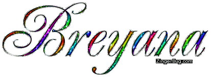 Click to get the codes for this image. Breyana Colorful Glitter Name, Girl Names Free Image Glitter Graphic for Facebook, Twitter or any blog.