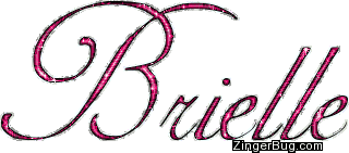 Click to get the codes for this image. Brielle Pink Glitter Name, Girl Names Free Image Glitter Graphic for Facebook, Twitter or any blog.