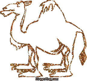 Click to get the codes for this image. Brown Glitter Camel Graphic, Animals, Animals  Horses  Hooved Creatures Free Image, Glitter Graphic, Greeting or Meme for Facebook, Twitter or any forum or blog.