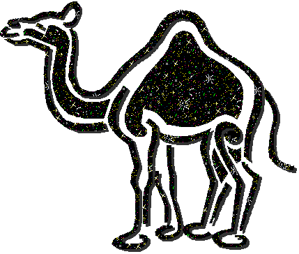 Click to get the codes for this image. Camel Glitter Graphic, Animals, Animals  Horses  Hooved Creatures Free Image, Glitter Graphic, Greeting or Meme for Facebook, Twitter or any forum or blog.