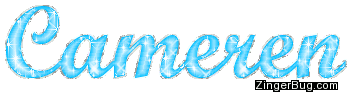 Click to get the codes for this image. Cameren Baby Blue Glitter Name, Guy Names Free Image Glitter Graphic for Facebook, Twitter or any blog.
