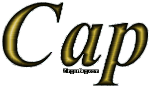 Click to get the codes for this image. Cap Gold Glitter Name, Guy Names Free Image Glitter Graphic for Facebook, Twitter or any blog.