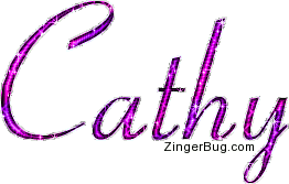 Click to get the codes for this image. Cathy Pink Glitter Name Text, Girl Names Free Image Glitter Graphic for Facebook, Twitter or any blog.
