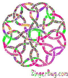 Click to get Psychedelic spirals of all colors and varieties. glitter graphics.