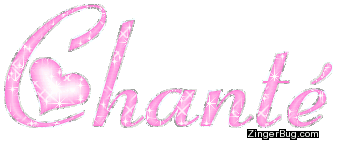 Click to get the codes for this image. Chante Pink Glitter Name, Girl Names Free Image Glitter Graphic for Facebook, Twitter or any blog.