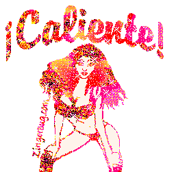 Click to get the codes for this image. Chica Caliente Glitter Graphic, Spanish Free Image, Glitter Graphic, Greeting or Meme for Facebook, Twitter or any blog.
