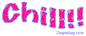 Click to get the codes for this image. Chill Pink Purple Glitter Wiggle, Chill Free Image, Glitter Graphic, Greeting or Meme for Facebook, Twitter or any forum or blog.