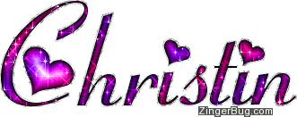 Click to get the codes for this image. Christin Pink And Purple Glitter Name, Girl Names Free Image Glitter Graphic for Facebook, Twitter or any blog.
