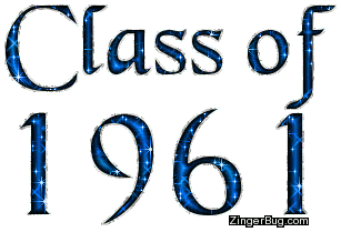 Click to get the codes for this image. Class Of 1961 Light Blue Glitter, Class Of 1961 Free glitter graphic image designed for posting on Facebook, Twitter or any forum or blog.