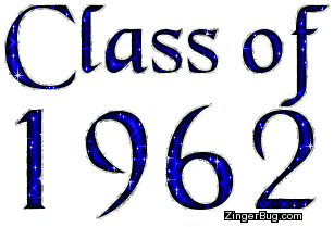 Click to get the codes for this image. Class Of 1962 Blue Glitter, Class Of 1962 Free glitter graphic image designed for posting on Facebook, Twitter or any forum or blog.