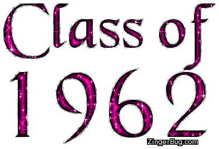 Click to get the codes for this image. Class Of 1962 Pink Glitter, Class Of 1962 Free glitter graphic image designed for posting on Facebook, Twitter or any forum or blog.