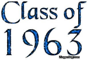 Click to get the codes for this image. Class Of 1963 Light Blue Glitter, Class Of 1963 Free glitter graphic image designed for posting on Facebook, Twitter or any forum or blog.